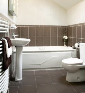 easy-to-clean bathroom tiles