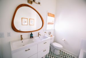 bathroom double vanity