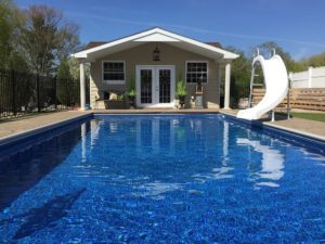 T&G Builders pool house design