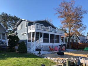 T&G Builders adding a screened porch