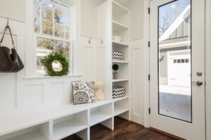 T&G Builders coastal mudroom design