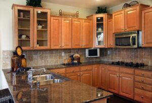 T&G Builders laminate and wood kitchen cabinets